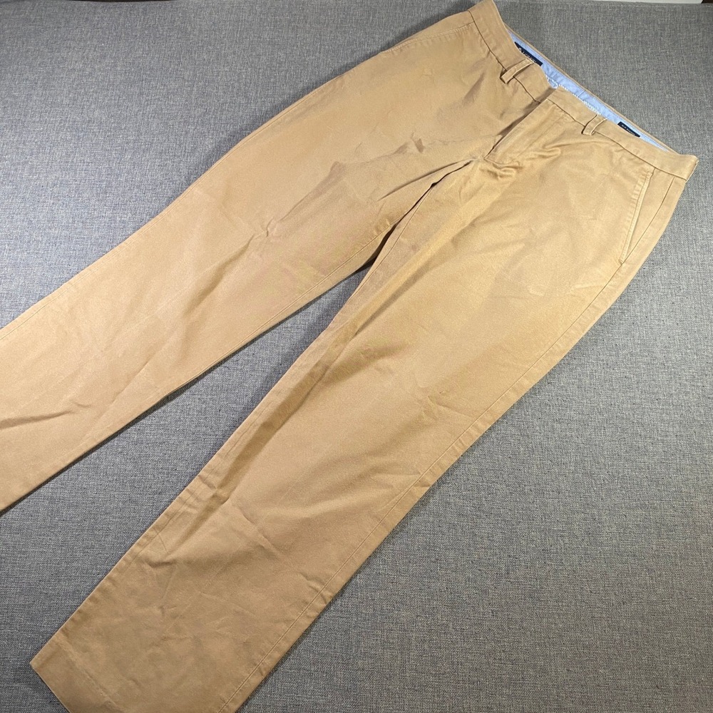 J. Crew Slim Bedford Mens Khaki Pants W32 L34 Cotton Casual Chinos